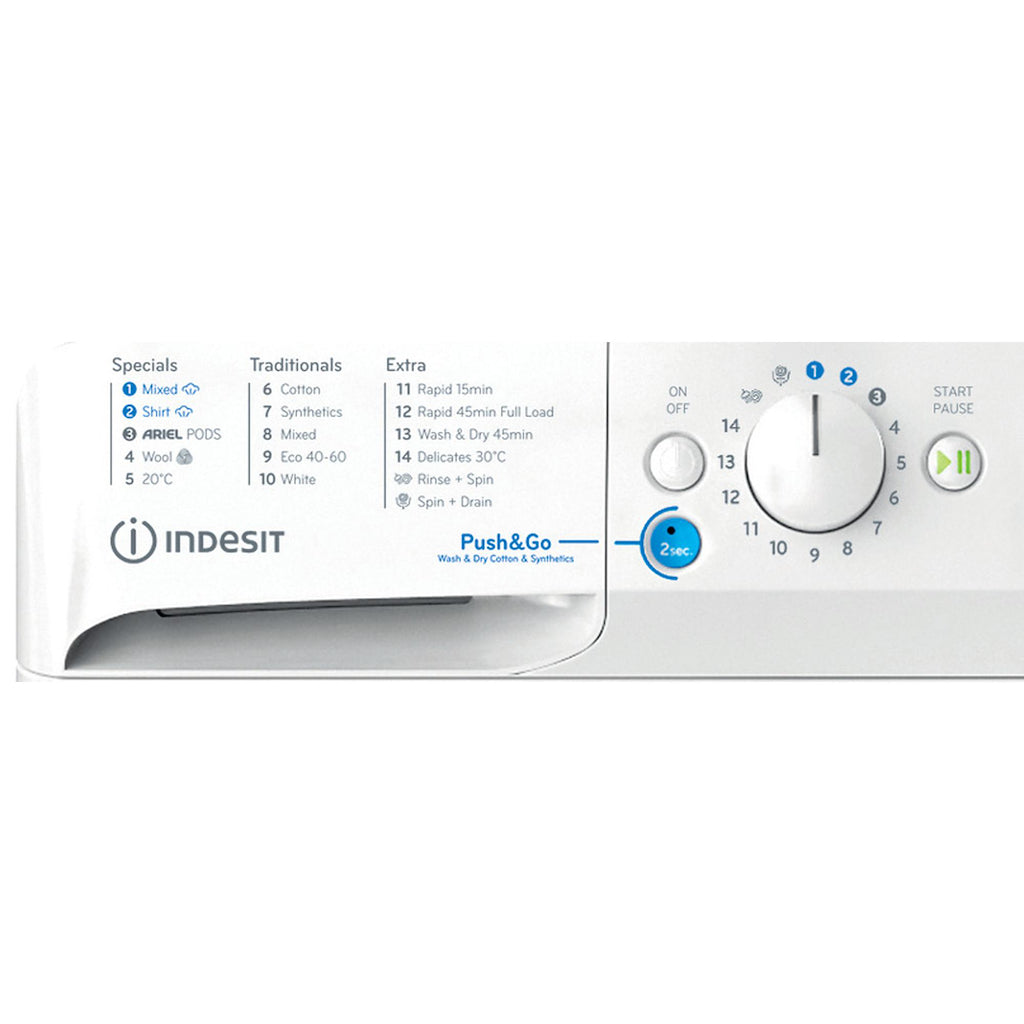 Indesit BDE 96436 WV UK Freestanding 9+6kg Washer Dryer - White