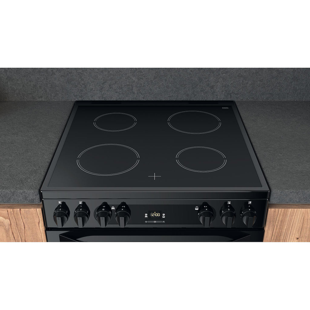 Hotpoint HDM67V92HCB/UK Double Cooker - Black