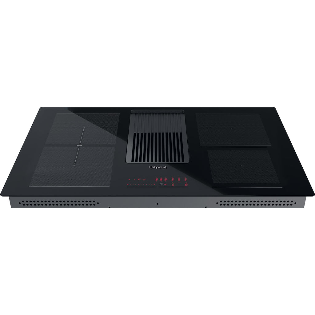 Hotpoint PVH92BK 90cm Vented Induction Hob with Downdraft