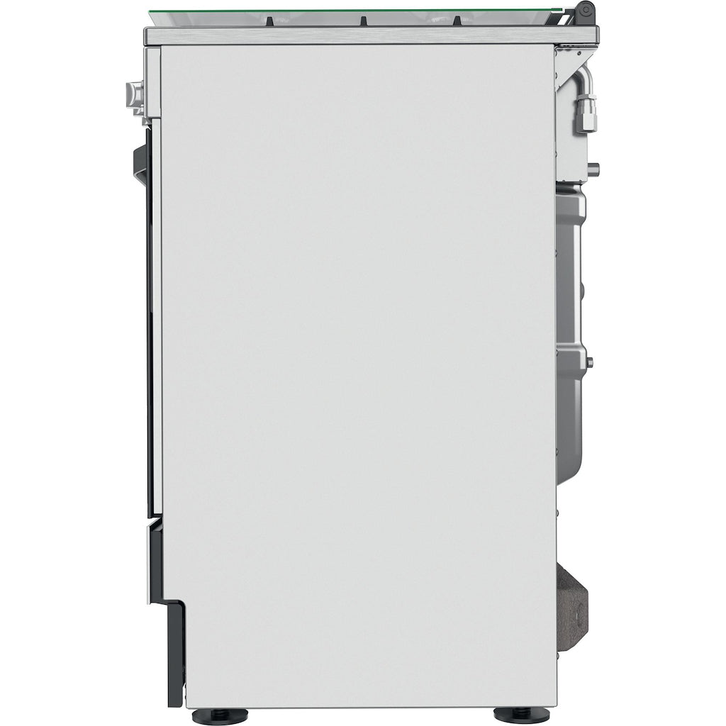 Hotpoint HS67G2PMX/UK Gas Single Cooker - Silver