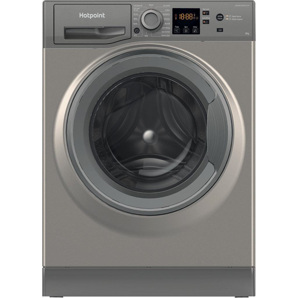 Hotpoint NSWM864CGGUKN Freestanding Washing Machine