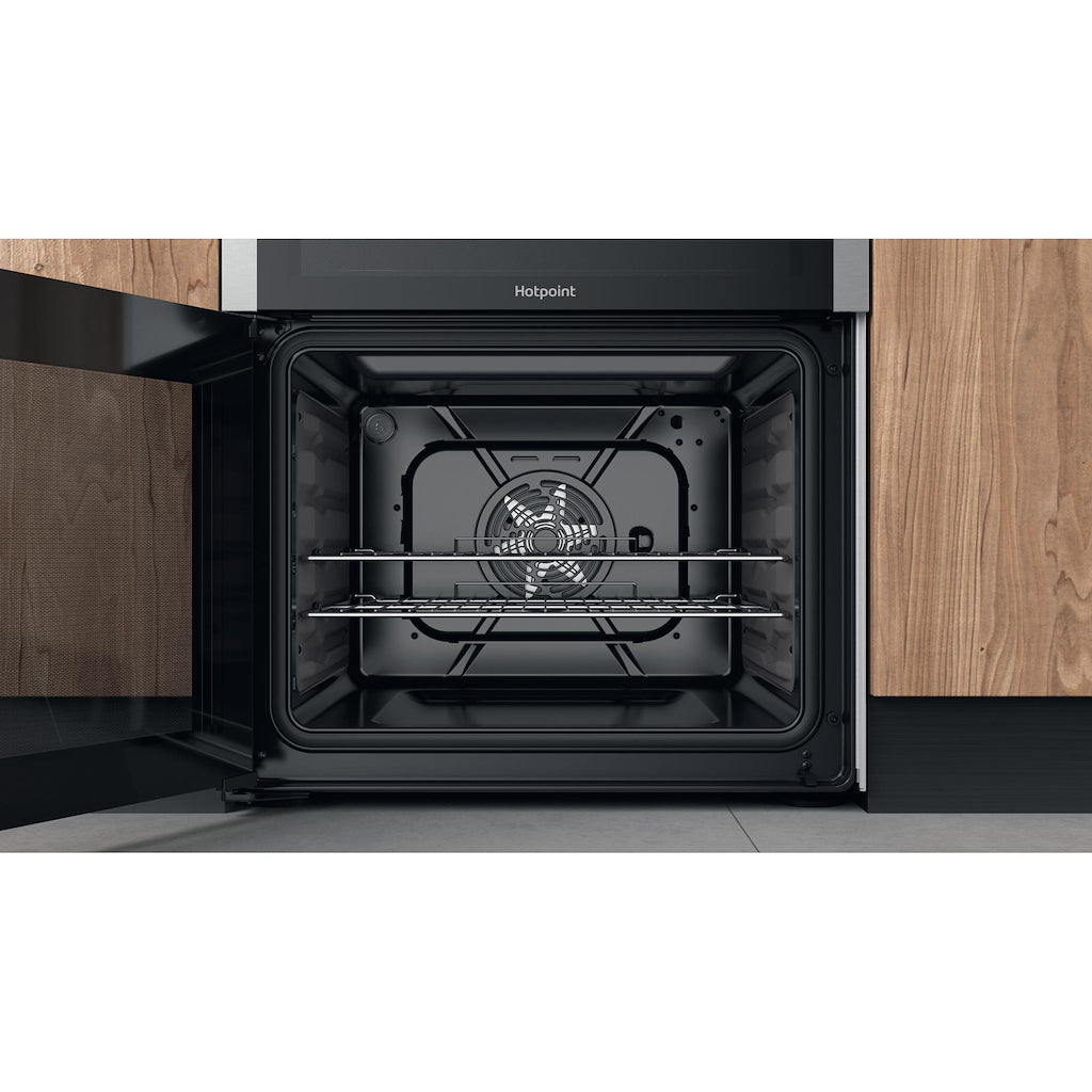 Hotpoint HDM67V9HCX/UK Double Cooker - Inox