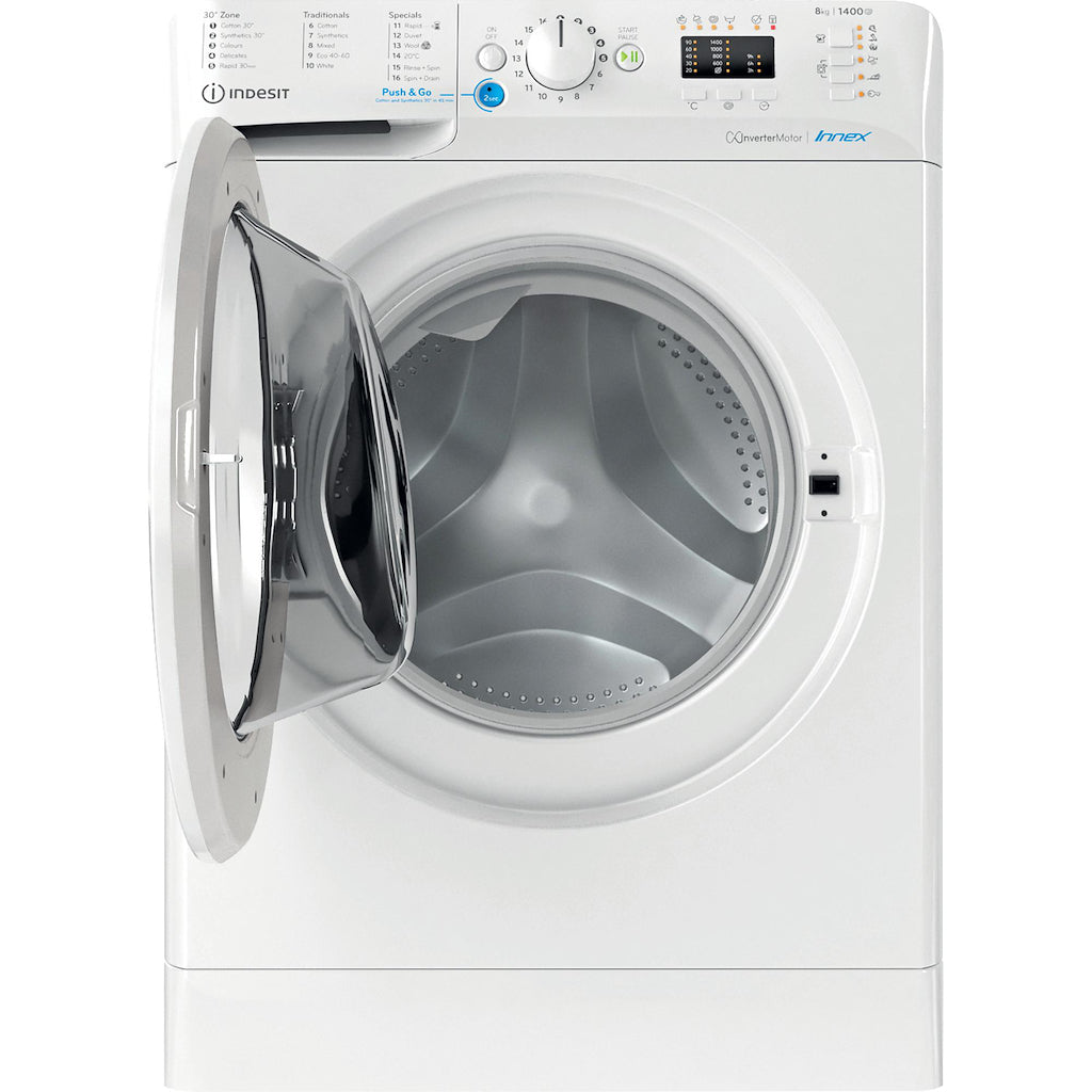 Indesit BWA 81485X W UK N Washing Machine - White