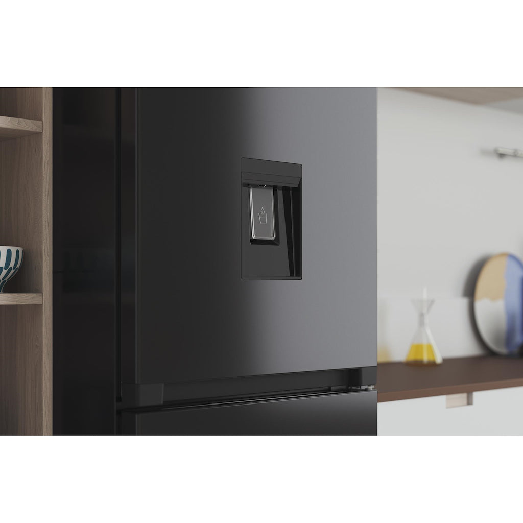 Indesit IBTNF 60182 B AQUA UK Freestanding Fridge Freezer - Black