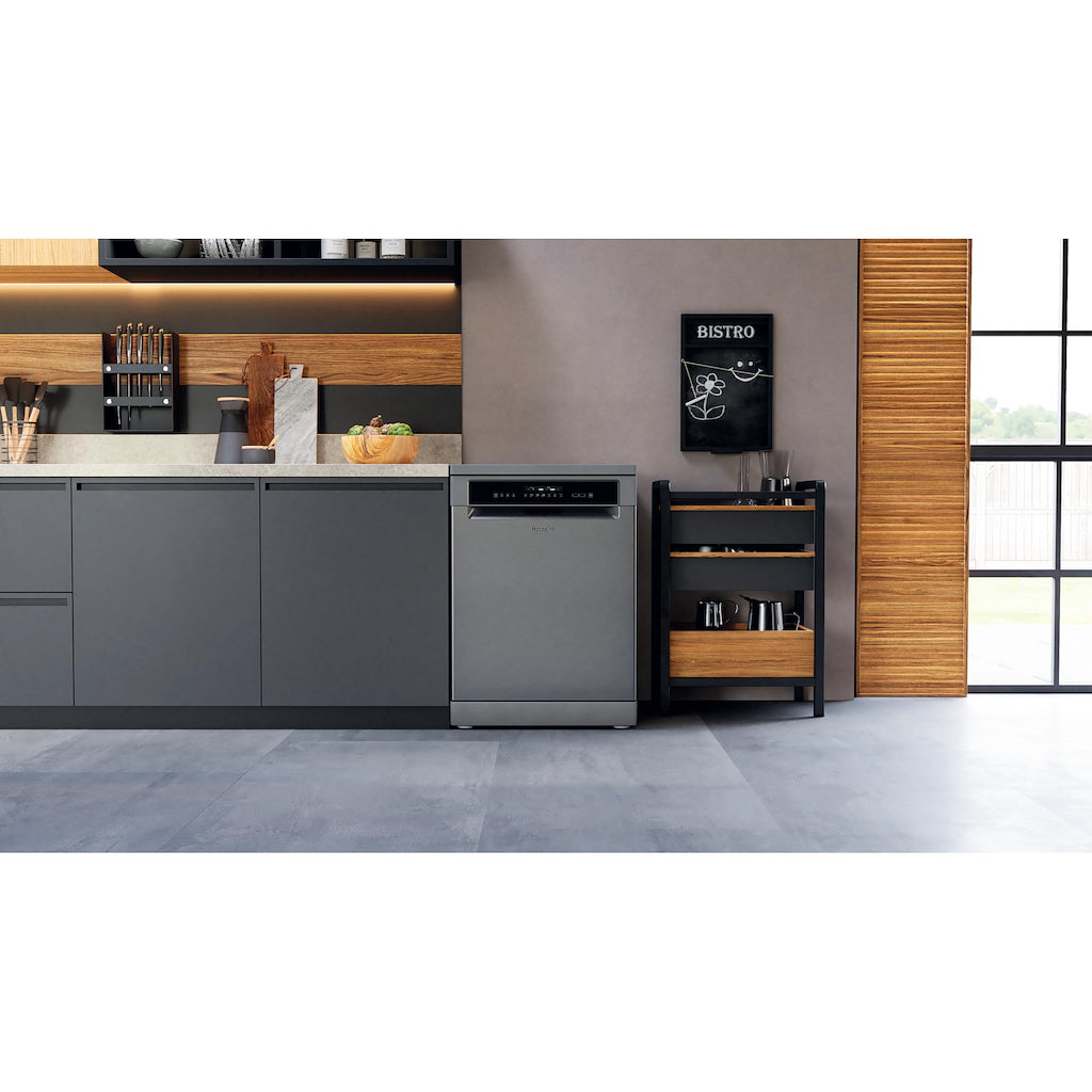 Hotpoint HFP 5O41 WLG X UK Dishwasher - Stainless Steel