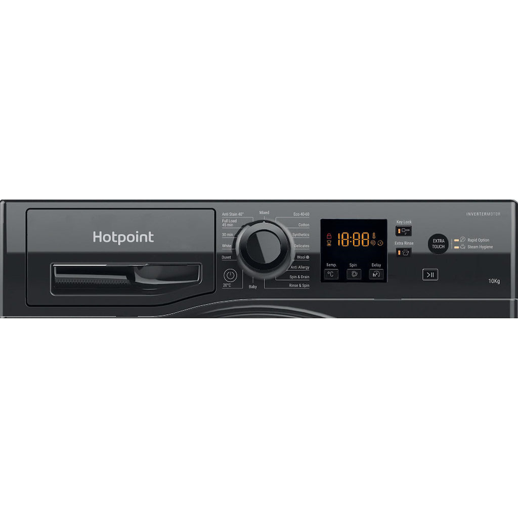 Hotpoint NSWM1045CBSUKN Freestanding Washing Machine