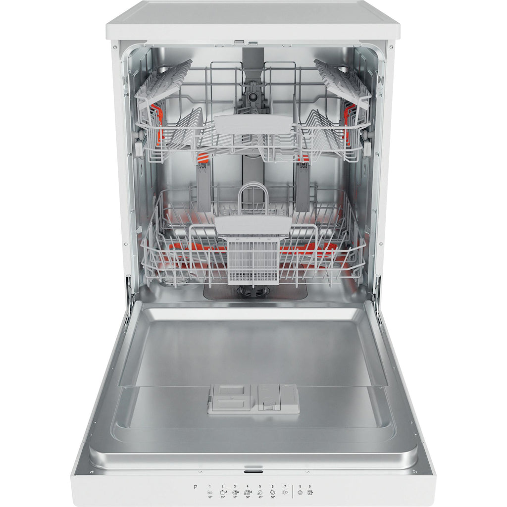 Hotpoint H3FC14BN7AWUK Freestanding 60cm Dishwasher - White