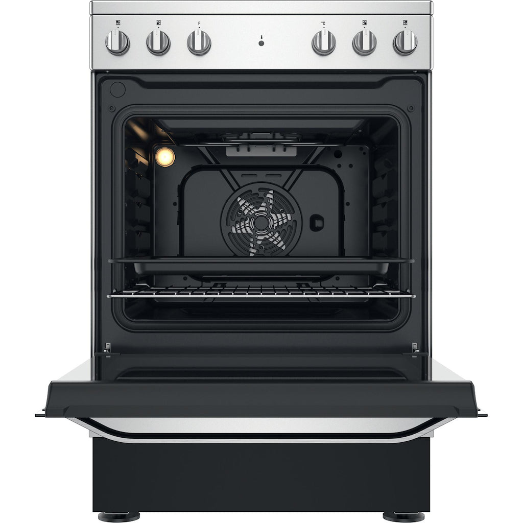 Hotpoint HS67V5KHX Freestanding Electric Cooker - Inox