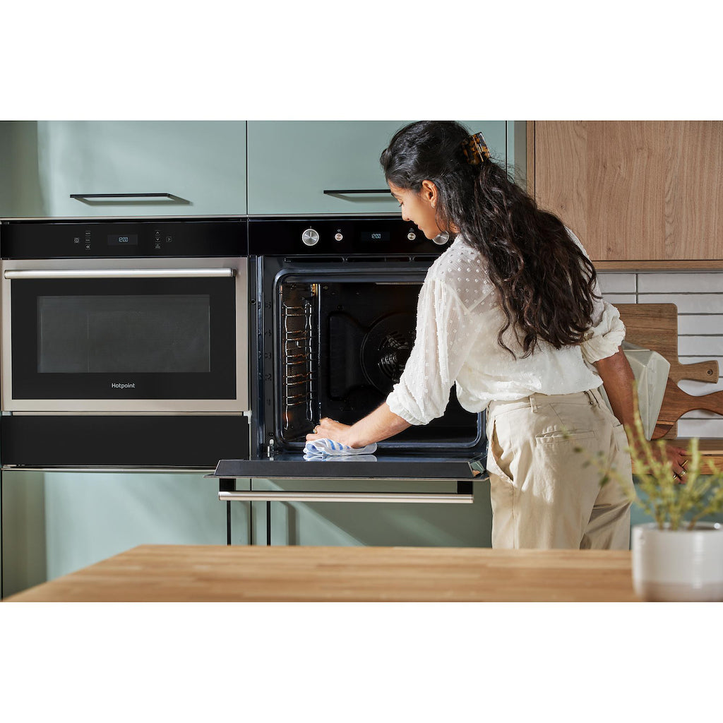 Hotpoint MP 676 IX H Built-In Microwave - Stainless Steel