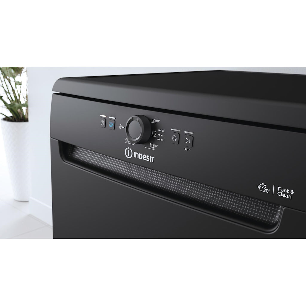 Indesit DFE 1B19 B UK EcotimeDishwasher - Black