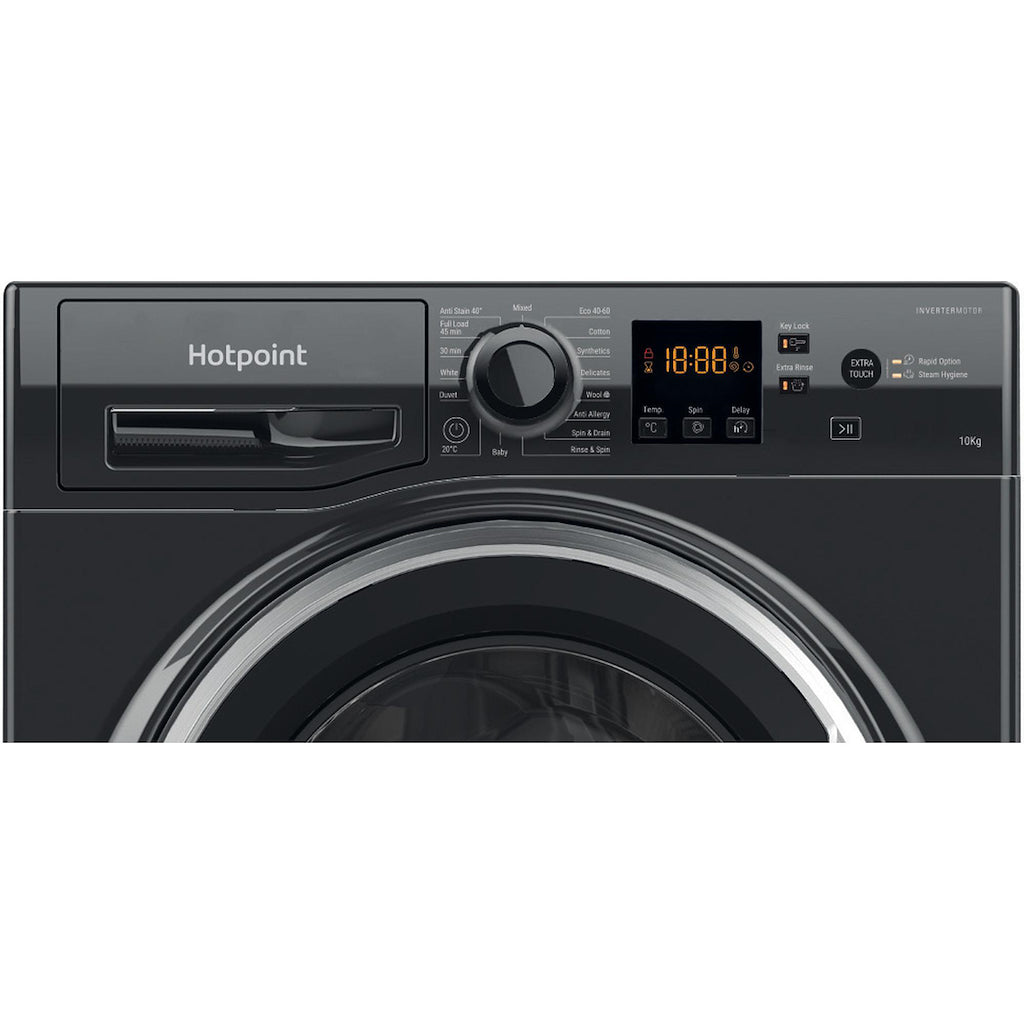 Hotpoint NSWM1045CBSUKN Freestanding Washing Machine