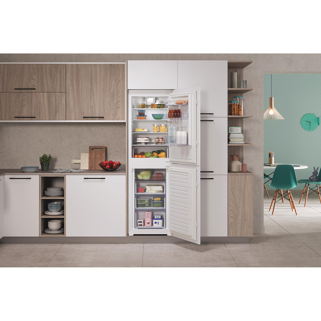 Indesit IBC185050F2 192L Built-In Fridge Freezer - White