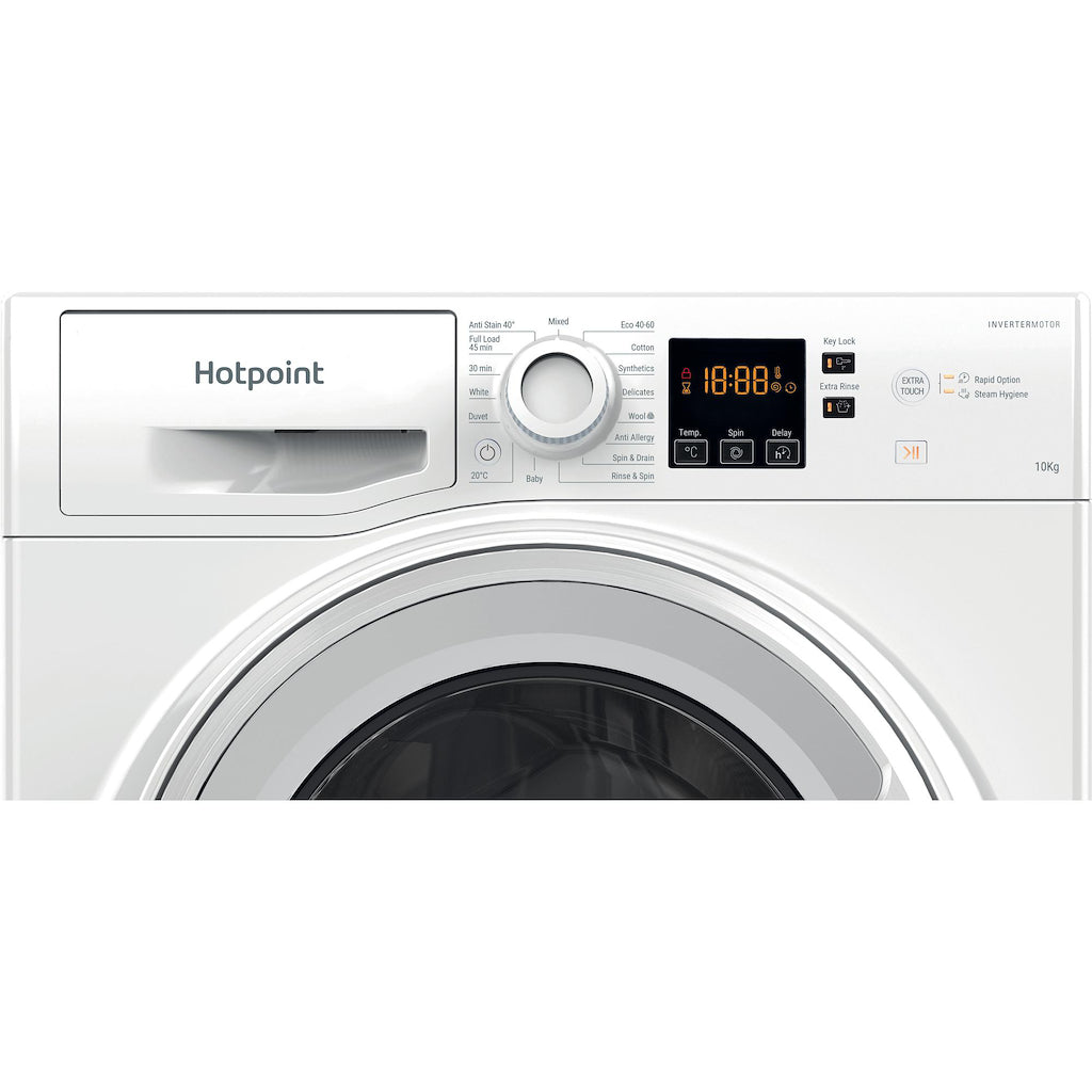 Hotpoint NSWM1045CWUKN Freestanding Washing Machine