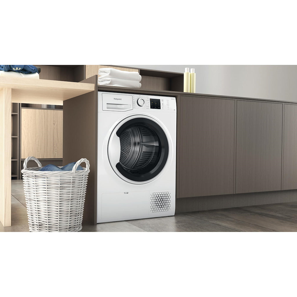 Hotpoint NT M10 81WK Freestanding 8kg Heat Pump Tumble Dryer - White