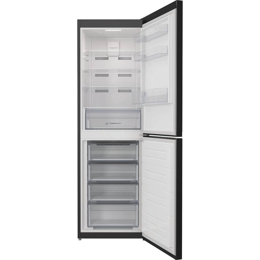 Indesit IBTNF 60182 B UK Freestanding Fridge Freezer - Black