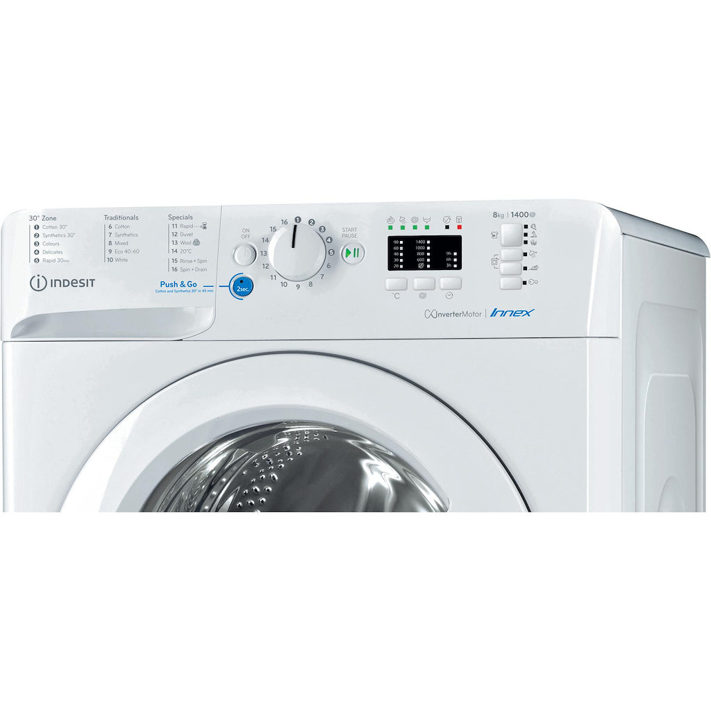 Indesit BWA 81485X W UK N Washing Machine - White