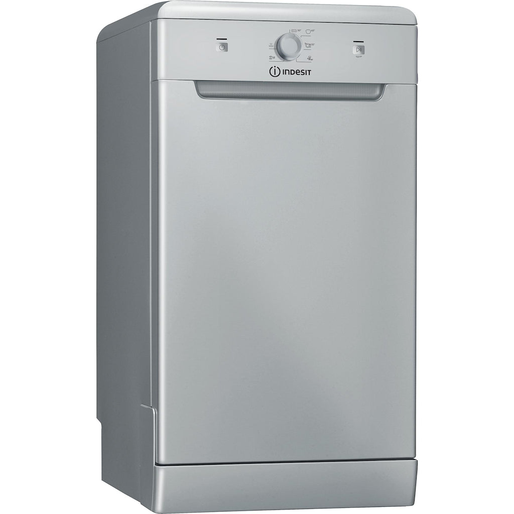 Indesit DSFE 1B10 S UK N Slimline Dishwasher - Silver