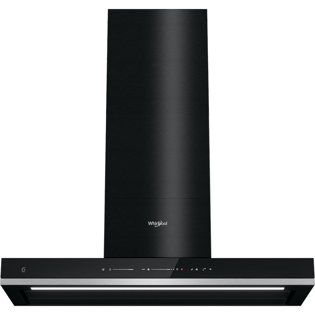 Whirlpool WHSS 90F L T C K W Collection Cooker Hood 90cm - Black