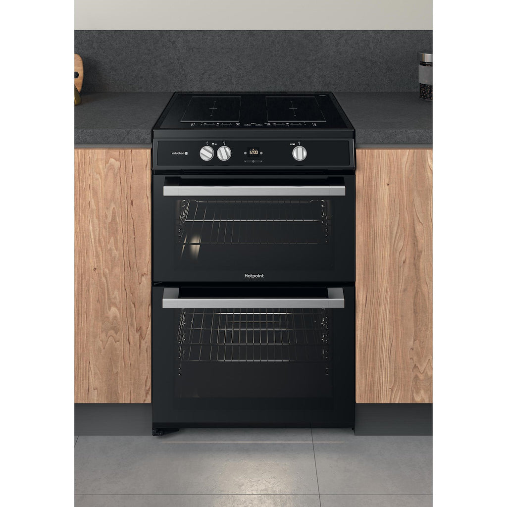 Hotpoint HDT67I9HM2C/UK Double Cooker - Black