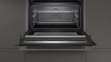 Neff C17MS32G0B, Built-in compact oven with microwave function