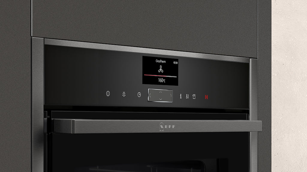 Neff B57VS22G0, Built-in oven with added steam function