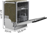 Bosch SGV2ITX22G, Fully-integrated dishwasher
