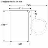 Bosch Series 4 WAN28255GB Washing machine, 9kg with 1400 rpm
