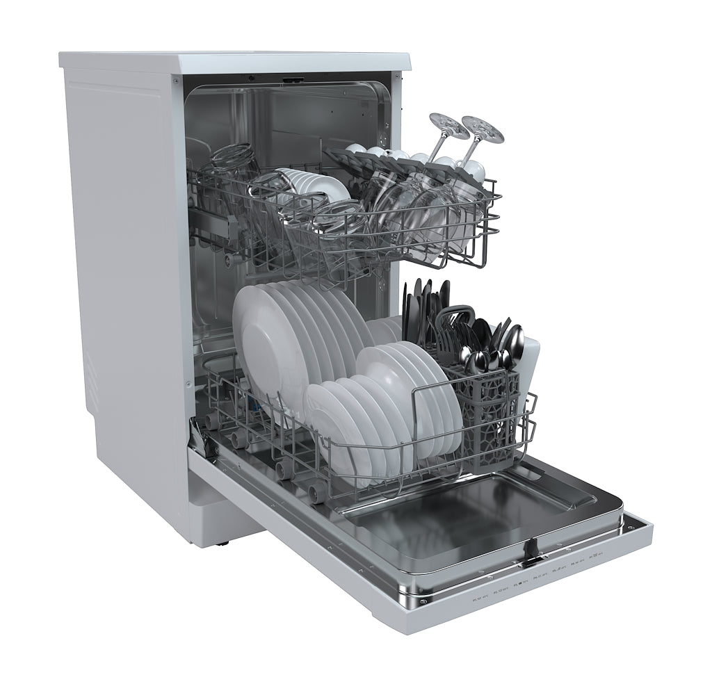 Hoover HDPH 2D1049W Free-Standing Slimline Dishwasher With WiFi