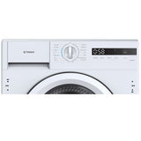 Teknix BITKW814 Integrated 8kg Washing Machine with 1400rpm Spin - White