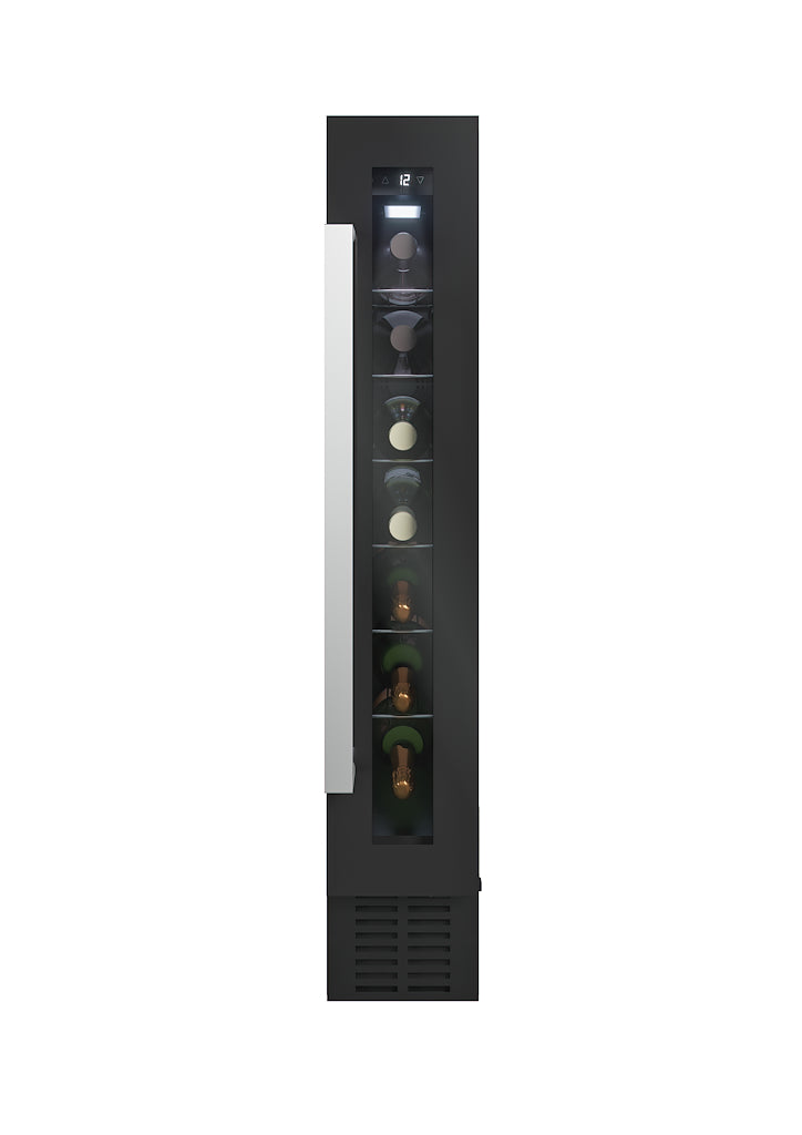 Candy CCVB 15 UK/1 15cm Integrated 7 Bottle Wine Cooler - Black - G Rated
