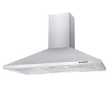 Candy CCE90NX/1 90cm Chimney Cooker Hood - Stainless Steel