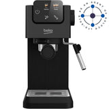 Beko CEP5302B CaffeExperto Manual Espresso Coffee Machine with Steam Wand - Black