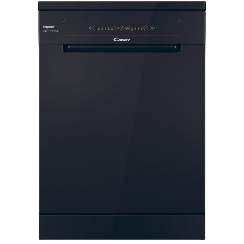 Candy CF3C9E0B-80 Candy Rapido 13 Place Setting Dishwasher - Black