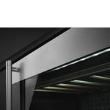 Smeg CVI338RX3 60cm Classic Undercounter Wine Cooler with Right Hand Hinge, Stainless Steel