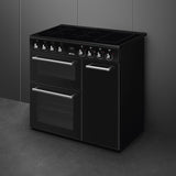 Smeg CX93IMBL 90cm Induction Range Cooker - Black