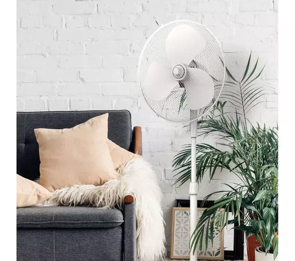 Igenix DF1655 16 Inch Pedestal Fan White