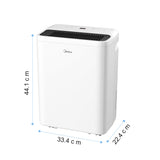 Midea MDDQ-10DEN7-QA3 10L Dehumidifier - White