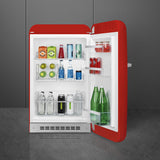 Smeg FAB10HRRD6 Retro Mini Fridge with Ice Box Right Hand Hinge - Red