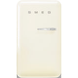 Smeg FAB10LCR6 Retro Mini Fridge Left Hand Hinge - Cream