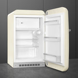 Smeg FAB10RCR6 Retro Mini Fridge Right Hand Hinge - Cream