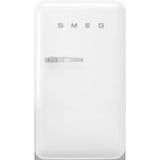 Smeg FAB10RWH6 Retro Mini Fridge Right Hand Hinge - White