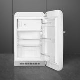 Smeg FAB10RWH6 Retro Mini Fridge Right Hand Hinge - White
