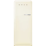 Smeg FAB28LCR6UK Retro Fridge Freezer Left Hand Hinge - Cream