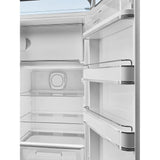 Smeg FAB28RPB6UK Retro Fridge with Icebox Right Hand Hinge - Pastel Blue