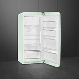 Smeg FAB28RPG6 Retro Fridge with Icebox Right Hand Hinge - Pastel Green