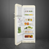 Smeg FAB30LCR6UK Retro Fridge Freezer Left Hand Hinge - Cream