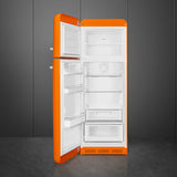 Smeg FAB30LOR6 Retro Fridge Freezer Left Hand Hinge - Orange