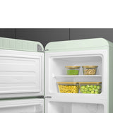 Smeg FAB30LPG6UK Retro Fridge Freezer Left Hand Hinge - Pastel Green