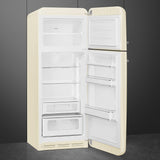 Smeg FAB30RCR6UK Retro Fridge Freezer Right Hand Hinge - Cream