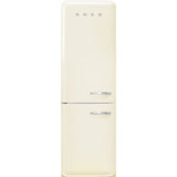 Smeg FAB32LCR6UK Retro Fridge Freezer Left Hand Hinge - Cream